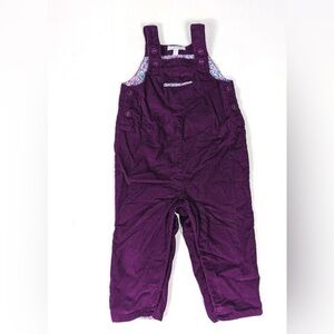 JoJo Maman Bebe Rich Purple Kids Overalls